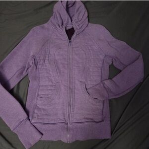 Purple Zip-Up calm and cozy Lululemon jacket